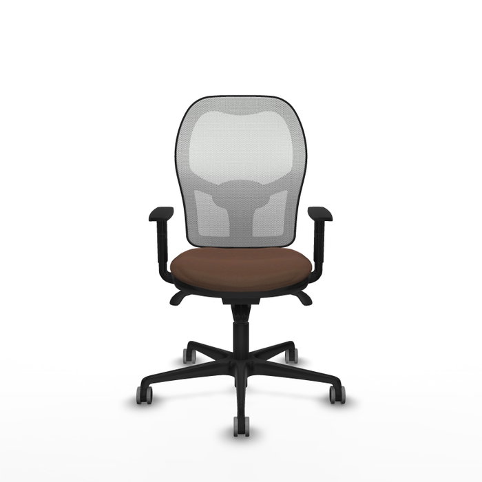 PIQUERAS Y CRESPO Silla de oficina Jorquera Marrón y Blanco