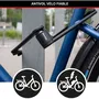 Master Lock Candado Plegable para Bicicleta 8335EURDPRO - Acero Endurecido, 4 Llaves, Soporte Incluido