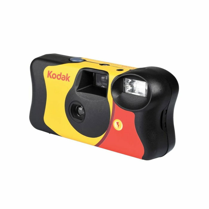 Kodak FunSaver Cámara Desechable 27 Exposiciones Color Amarilla y Roja