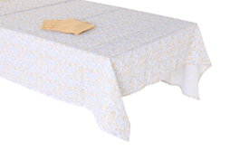 DKD Home Decor Set de 5 Manteles de Algodón Multicolor 150x150 cm