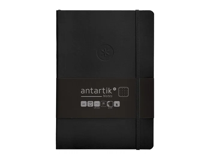 Antartik Cuaderno A5 Tapa Blanda Hojas Puntos Negro 80 Hojas 80 gr FSC Colección Antartik Notes