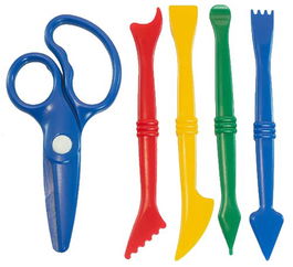 Juego Miniland Set De 5 Accesorios Para Pasta Blanda 14Cm (Set de 6)