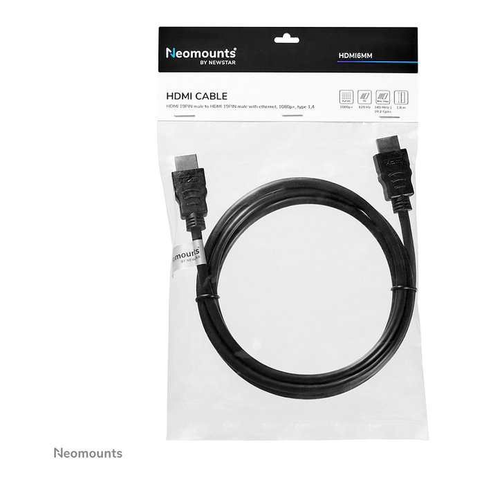 Newstar Cable HDMI Alargador 2 metros Newstar Cable HDMI Alargador 2 metros