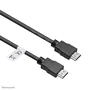 Neomounts Cable HDMI 6MM HDMI 1.4, 2 m, Conectores Macho Tipo A Estándar, 10.2 Gbit/s, 340 MHz, Negro, HDMI6MM