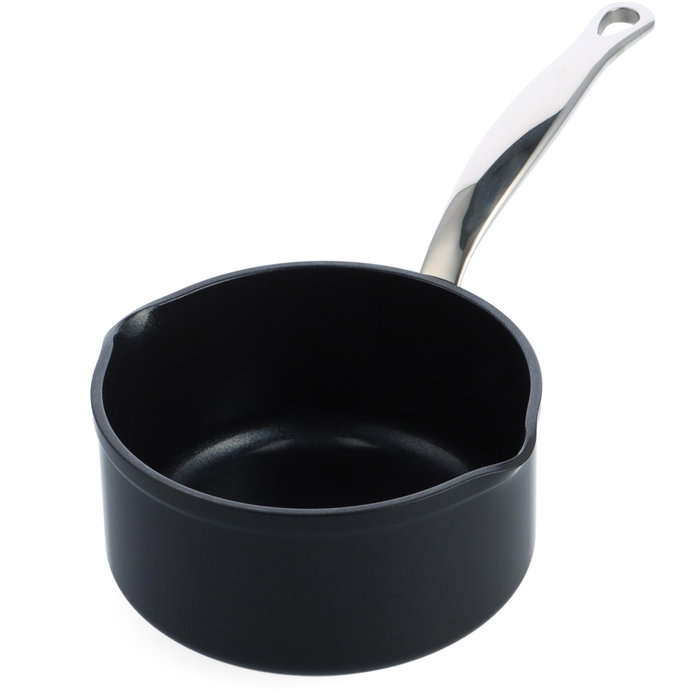 GreenPan Barcelona Pro Saucepan con vertedores 16cm Negro GreenPan Barcelona Pro Saucepan con vertedores 16cm Negro