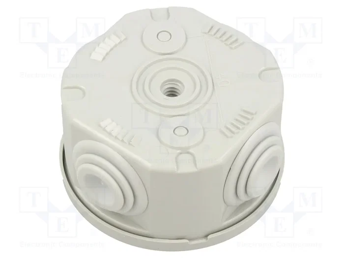 GEWISS GW44001 Caja de Conexiones Gris con Diafragmas