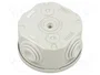 GEWISS GW44001 Caja de Conexiones Gris con Diafragmas