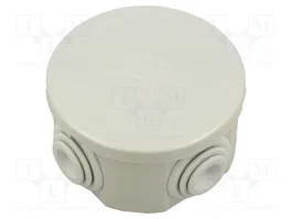 GEWISS GW44001 Caja de Conexiones Gris con Diafragmas