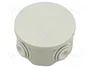 GEWISS GW44001 Caja de Conexiones Gris con Diafragmas