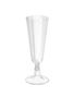 Algon Set 4 Copas de Cava Pie Transparente 150 cc (24 Unidades)