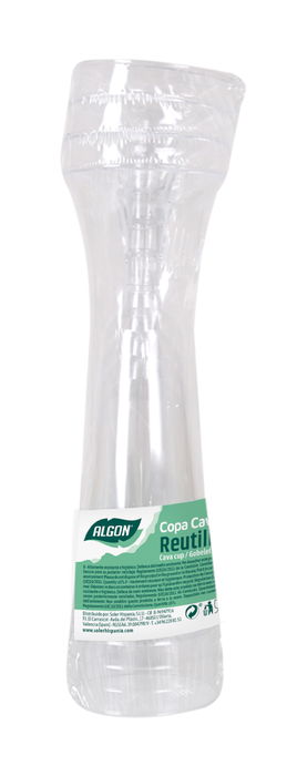 Algon Set 4 Copas de Cava Pie Transparente 150 cc (24 Unidades)