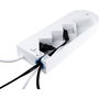 Rev NoLook Regleta Múltiple 4=8 Plegable con Interruptor, Blanco, 1,4 m