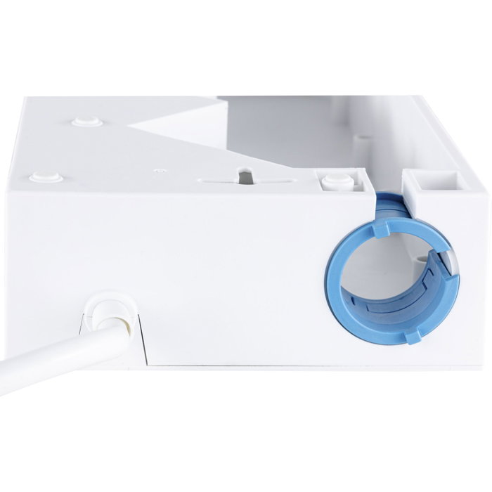 Rev NoLook Regleta Múltiple 4=8 Plegable con Interruptor, Blanco, 1,4 m