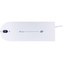 Rev NoLook Regleta Múltiple 4=8 Plegable con Interruptor, Blanco, 1,4 m