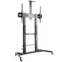 Aisens Soporte de Suelo FT100TE-171 para TV 60-100" con Ruedas y Manivela, hasta 100kg