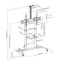 Aisens Soporte de Suelo ECO FT100TE-171 para TV de 60-100 pulgadas