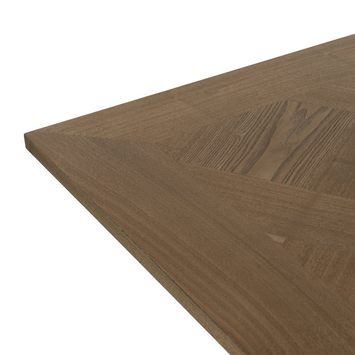 Mesa Extensible Natural-Negro Dm-Metal 160 X 90 X 77 cm