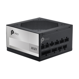 MSI PRO A1000PL PCIE5 Fuente Alimentación 1000W 80 PLUS Platinum Modular 120mm Active PFC PCIe 5.1