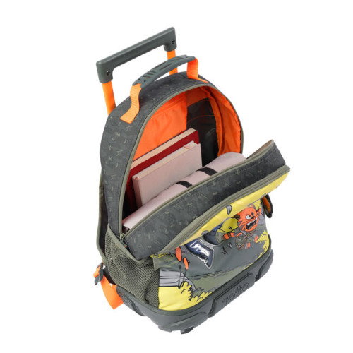 Totto Mochila Escolar con Ruedas Mediana MJ03BWM005-2310-4DJM Infantil Cartoons Capacidad 14.6L