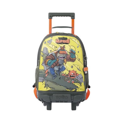 Totto Mochila Escolar con Ruedas Mediana MJ03BWM005-2310-4DJM Infantil Cartoons Capacidad 14.6L