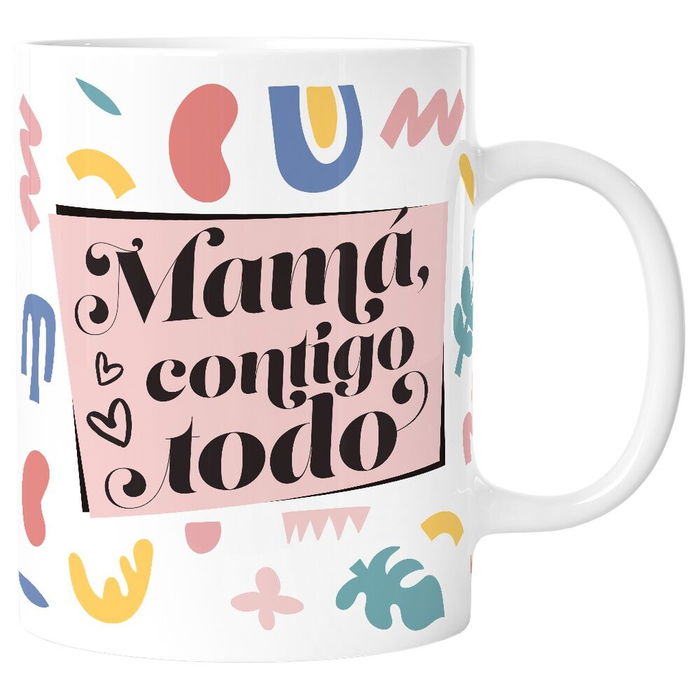 LOVELY STORY Taza Mama Contigo Todo 330ml Cerámica