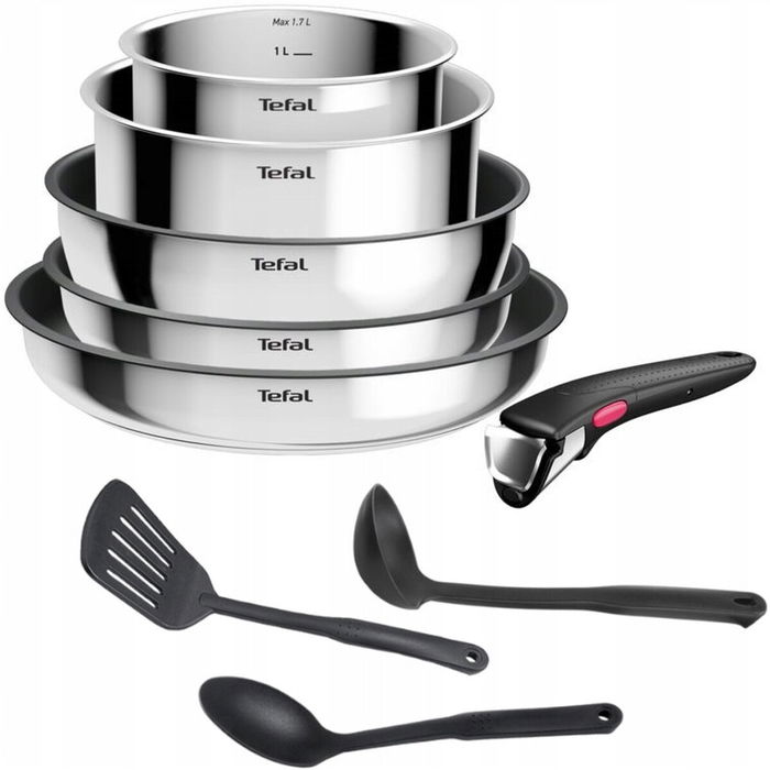 Sartén Tefal L881S904 Aluminio 9 Piezas Sartén Tefal L881S904 Aluminio 9 Piezas