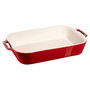Staub 40511-148-0 Fuente para horno universal Rectangular Rojo Cerámico 34x24cm