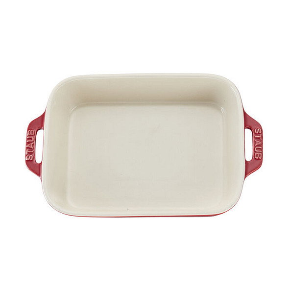 Staub 40511-148-0 Fuente para horno universal Rectangular Rojo Cerámico 34x24cm