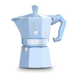 Bialetti Moka Exclusive 3 tazas light blue