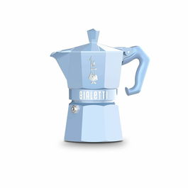 Cafetera Italiana Bialetti MOKA EXCLUSIVE Azul Aluminio 3 Tazas