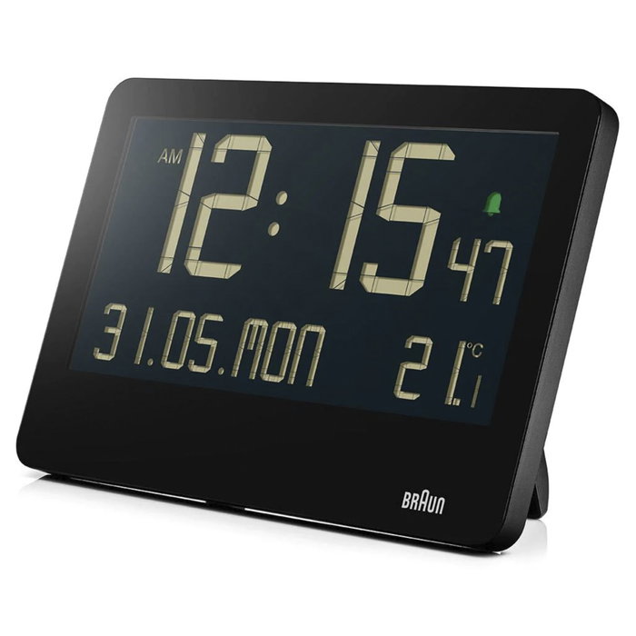 Braun BC 14 Reloj de pared digital negro