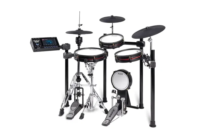 Alesis Strata Club Batería Electrónica con Módulo Core Drum, Pantalla Táctil de 7", 360°, Triple Zona, Bluetooth Audio+MIDI I/O Alesis Strata Club Batería Electrónica con Módulo Core Drum, Pantalla Táctil de 7", 360°, Triple Zona, Bluetooth Audio+MIDI I/O