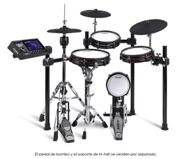 Alesis Strata Club Batería Electrónica con Módulo Core Drum, Pantalla Táctil de 7", 360°, Triple Zona, Bluetooth Audio+MIDI I/O