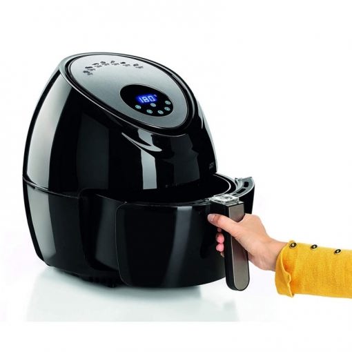 ARIETE Freidora de Aire XXL 1800W 5.5 Litros con Pantalla Digital, Capacidad 5.5L