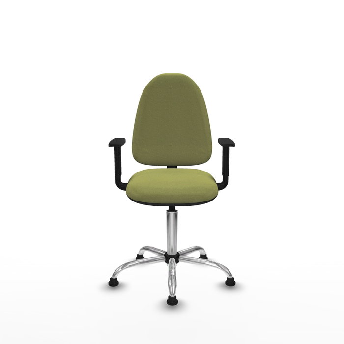 PIQUERAS Y CRESPO Silla de oficina Aýna Verde oliva con Base cromada PIQUERAS Y CRESPO Silla de oficina Aýna Verde oliva con Base cromada