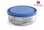 Borgonovo Fiambrera Redonda Ø15 cm con Tapa Azul Igloo 800cc (12 Unidades)
