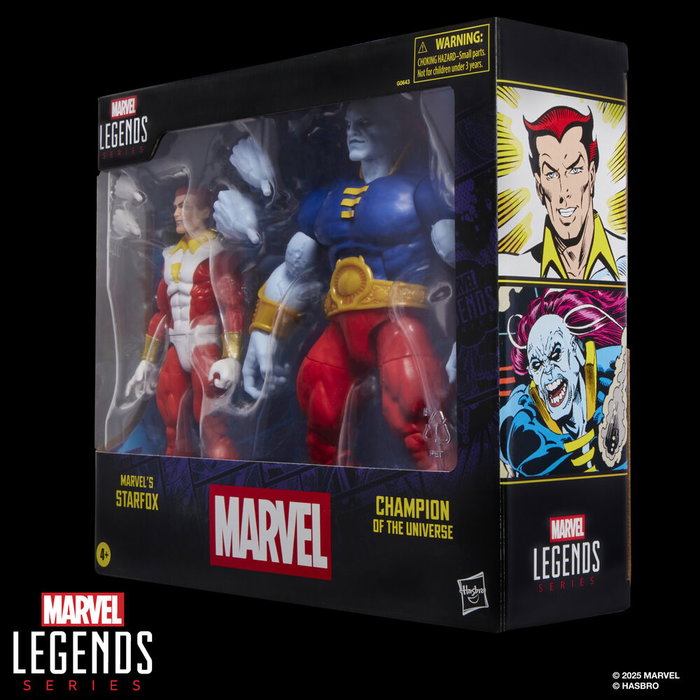 Hasbro Marvel Legends Pack de 2 Figuras Starfox & Champion of the Universe 15 cm