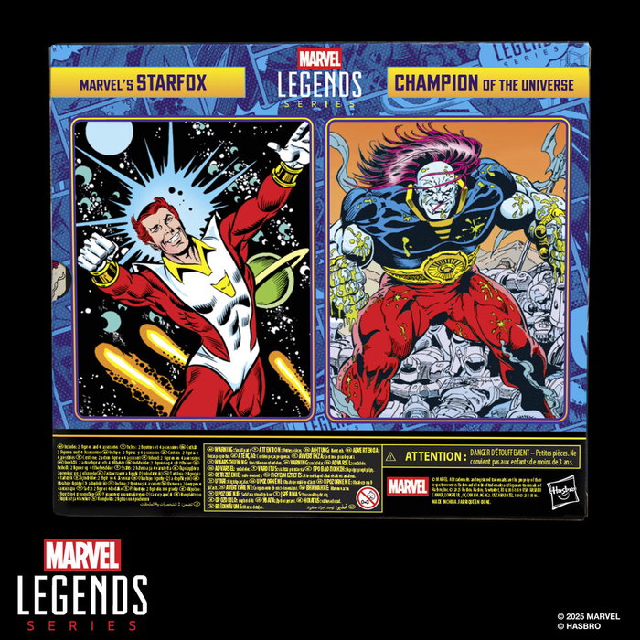 Hasbro Marvel Legends Pack de 2 Figuras Starfox & Champion of the Universe 15 cm