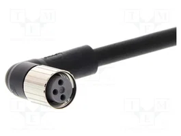 OMRON Cable para sensores M8 hembra angular 3 pines 2m PUR