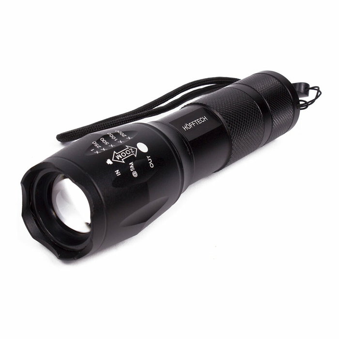 Hofftech Linterna de aluminio táctica a pilas Superbeam 5W Hofftech Linterna de aluminio táctica a pilas Superbeam 5W