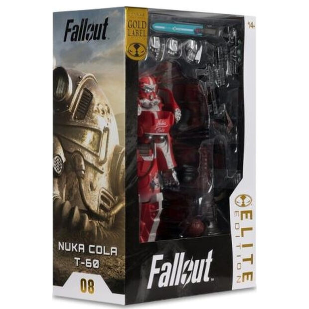 McFarlane Toys Figura Nuka Cola T-60 Gold Label Fallout 76 Elite Edition 19 cm