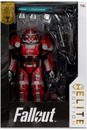 McFarlane Toys Figura Nuka Cola T-60 Gold Label Fallout 76 Elite Edition 19 cm