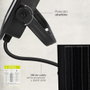 GSC Evolution Proyector solar LED Miloha 50W 6500K IP65 Negro