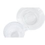 DKD Home Decor Set de Café de Cristal Rayado, 6 Piezas