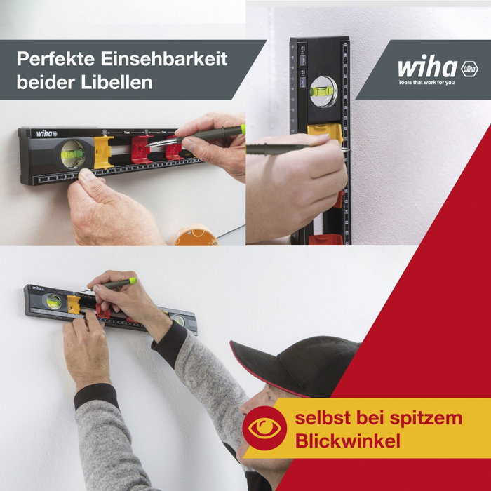 Wiha SB 246-91 Nivel de burbuja para electricistas