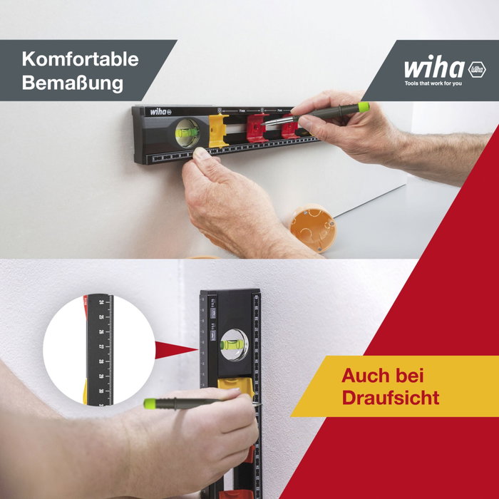 Wiha SB 246-91 Nivel de burbuja para electricistas
