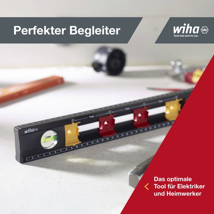 Wiha SB 246-91 Nivel de burbuja para electricistas
