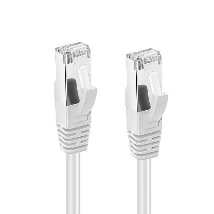 MicroConnect Cable de Red CAT6 S/FTP 0,5m Blanco Blindado 250 MHz