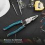 Hantums Alicate universal 215mm con pelacables y crimpadora
