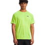 Camiseta de Manga Corta Hombre Under Armour Tech Textured Verde limón 14 Años